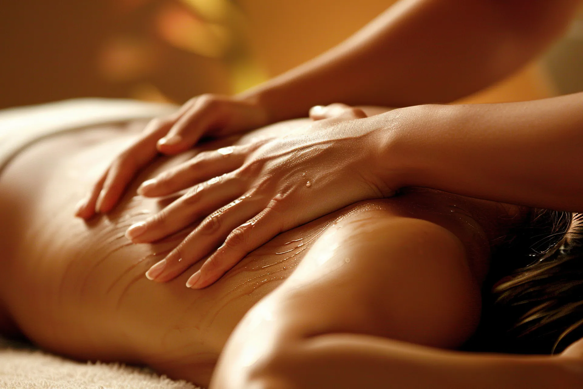 Aromaöl-Massage